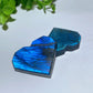 1.2"-2.0" Labradorite Heart Carvings Bulk Wholesale