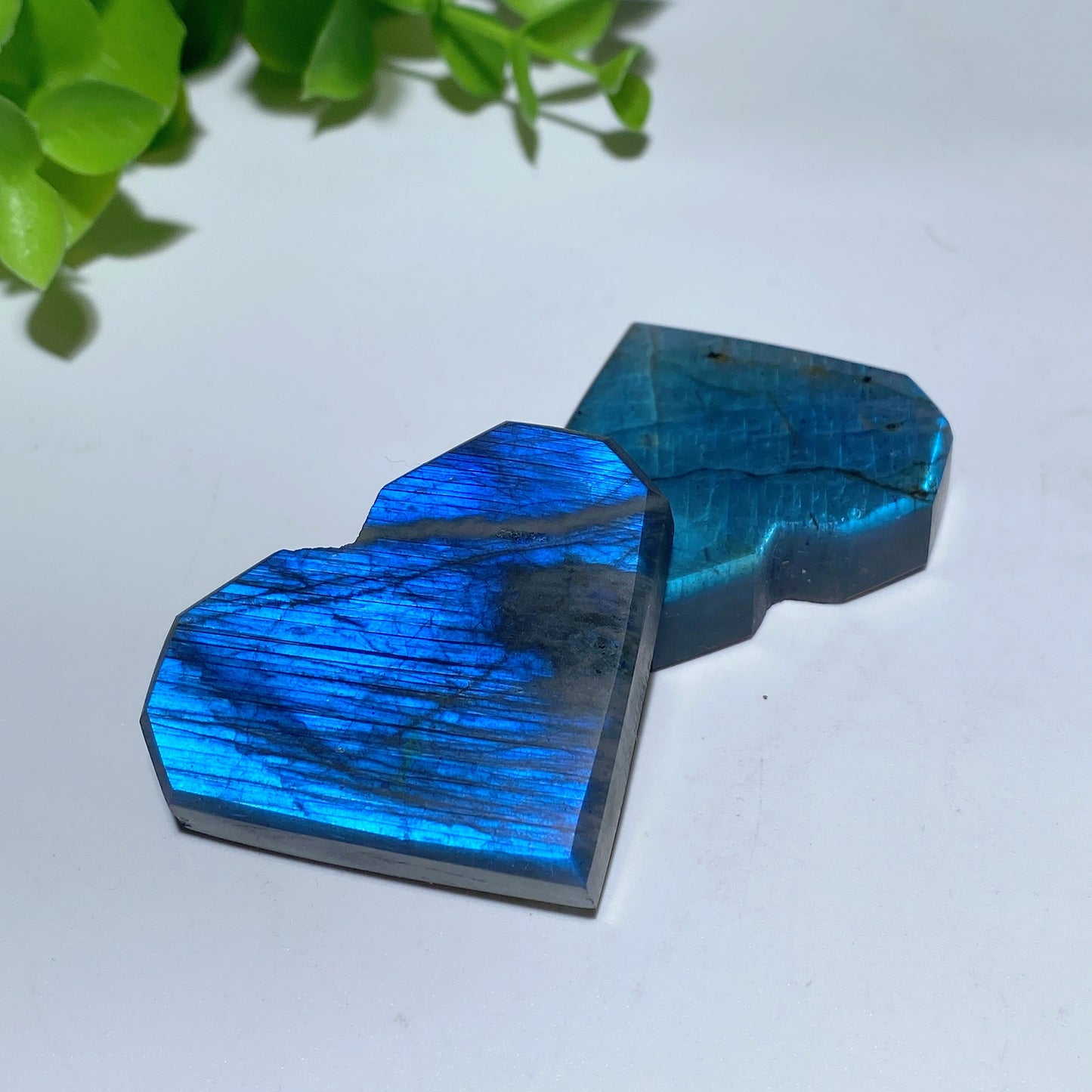 1.2"-2.0" Labradorite Heart Carvings Bulk Wholesale