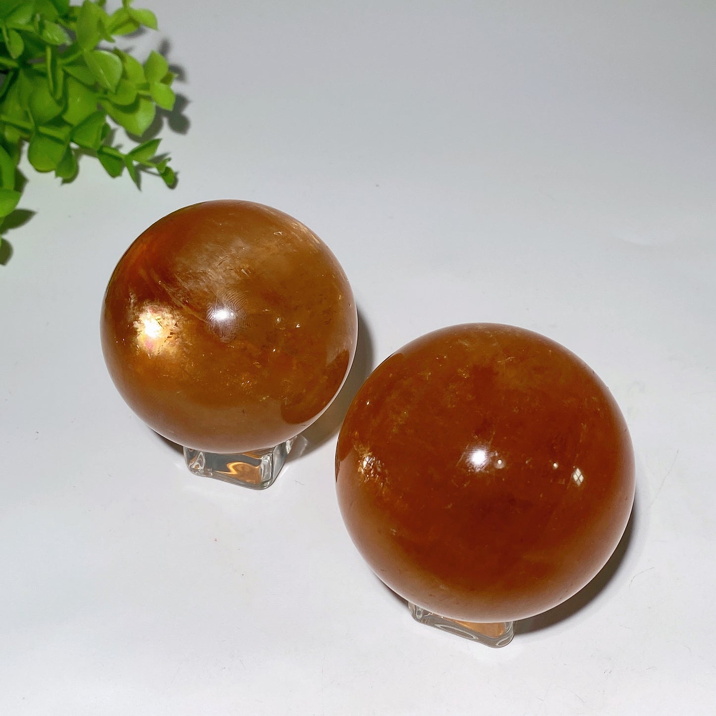 2.0"-2.5" Natural Honey Calcite Sphere Bulk Wholesale