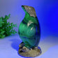 5.0" UV Reactive Volcanic Agate Penguin Carvings Crystal Healing Bulk Wholesale