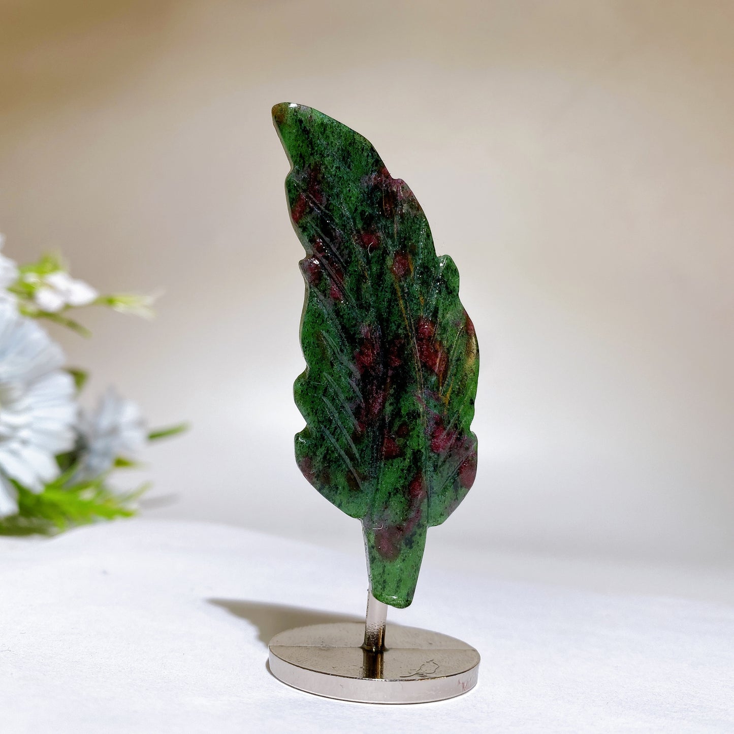 3.5"-3.8" Feather Carving with Stand Crystal Healing Bulk Wholesale