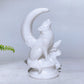 3.9" 4.8" Natural Cryrstal Wolf Moon Carving Wholesale New Arrival