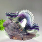 5.3"-8.5" Unique Fluorite Dragon Carvings Bulk Wholesale