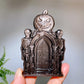 3.1"-3.3" Silver Obsidian Slab Carving Wholesale New Arrival