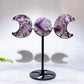 Crystal Sun & Moon Carvings with Stand Wholesale