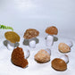 2.5"-3.3" Natural Agate Mushroom Carving Wholesale New Arrival