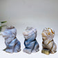 2.1” Banded Agate Lion Carving Crystal Healing Bulk Wholesale