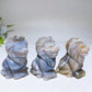 2.1” Banded Agate Lion Carving Crystal Healing Bulk Wholesale