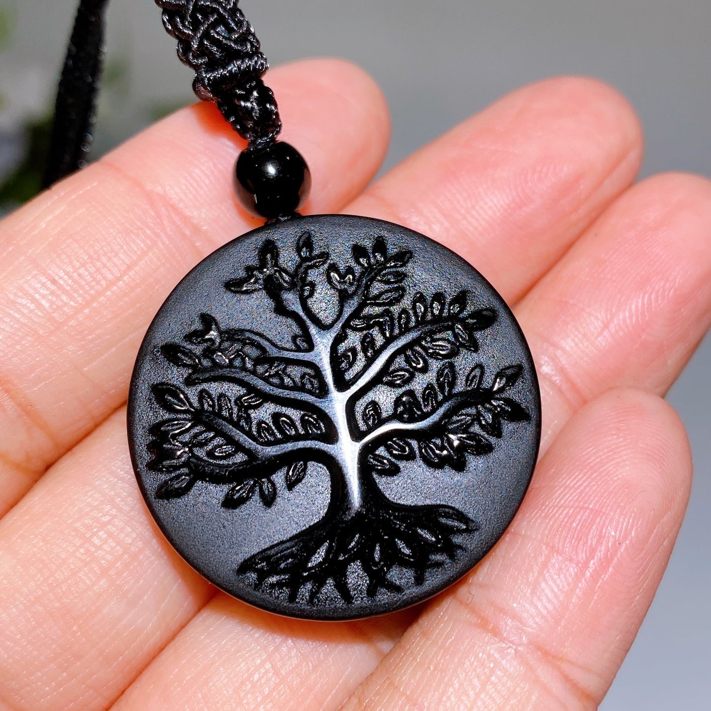 Black Obsidian Necklace Crystal Healing Bulk Wholesale