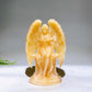 3.9" Natural Crystal Angel Carving Wholesale New Arrival
