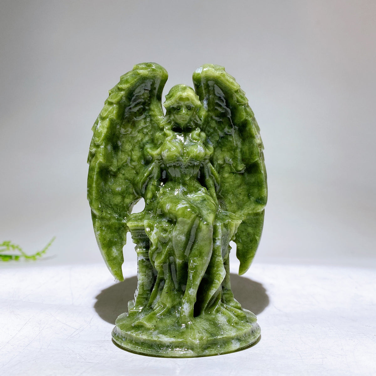 3.9" Natural Crystal Angel Carving Wholesale New Arrival
