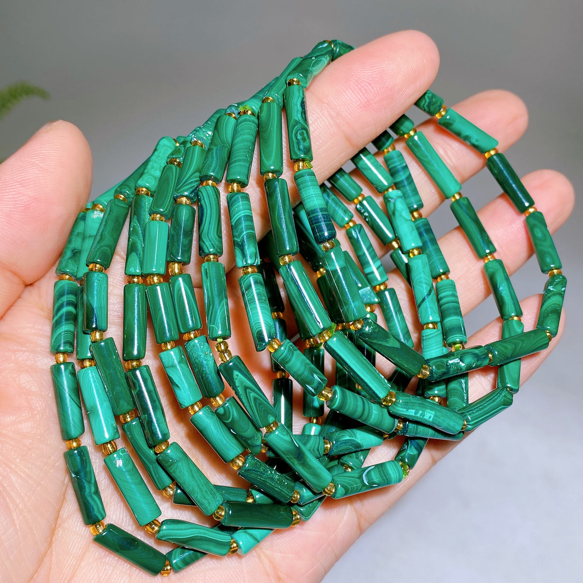 4mm Natural Malachite Bracelet Wholesale