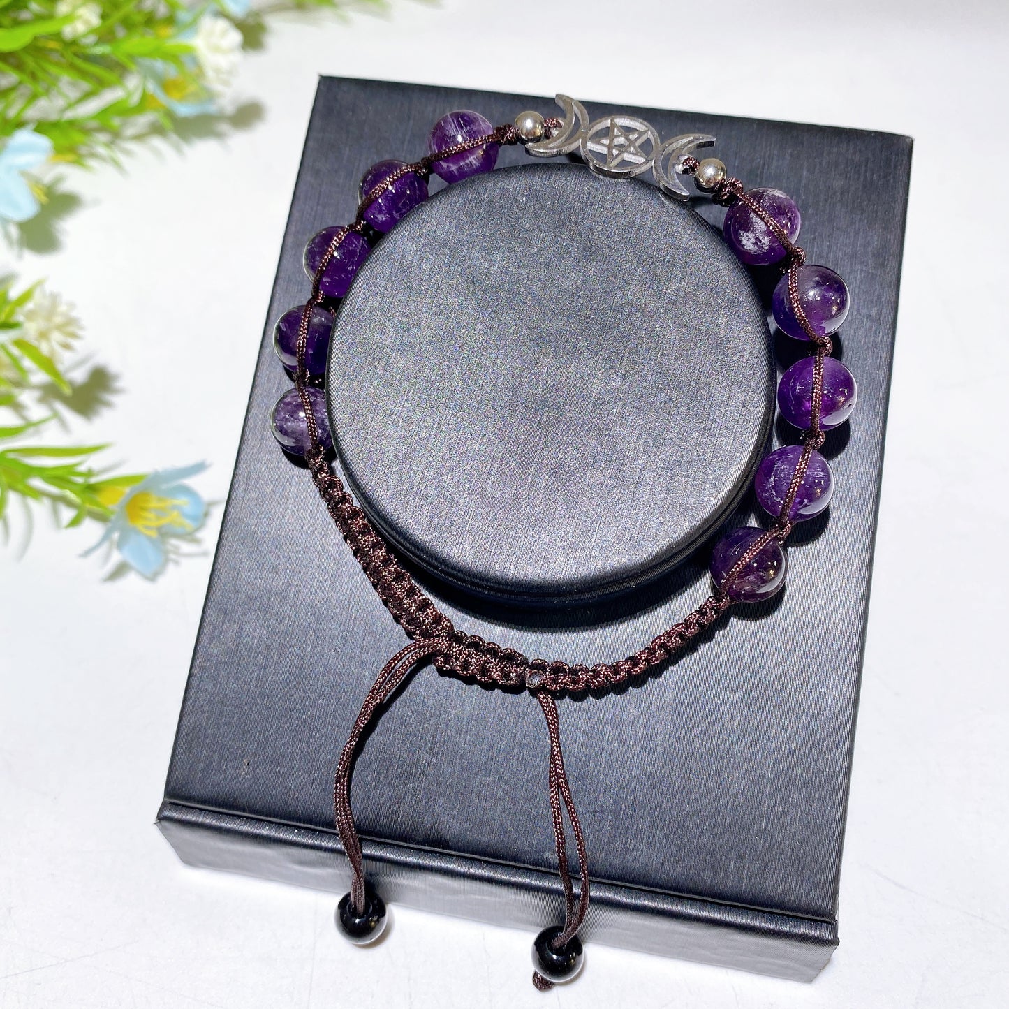 8mm Adjustable Mixed Crystal Bracelet Crystal Healing Bulk Wholesale