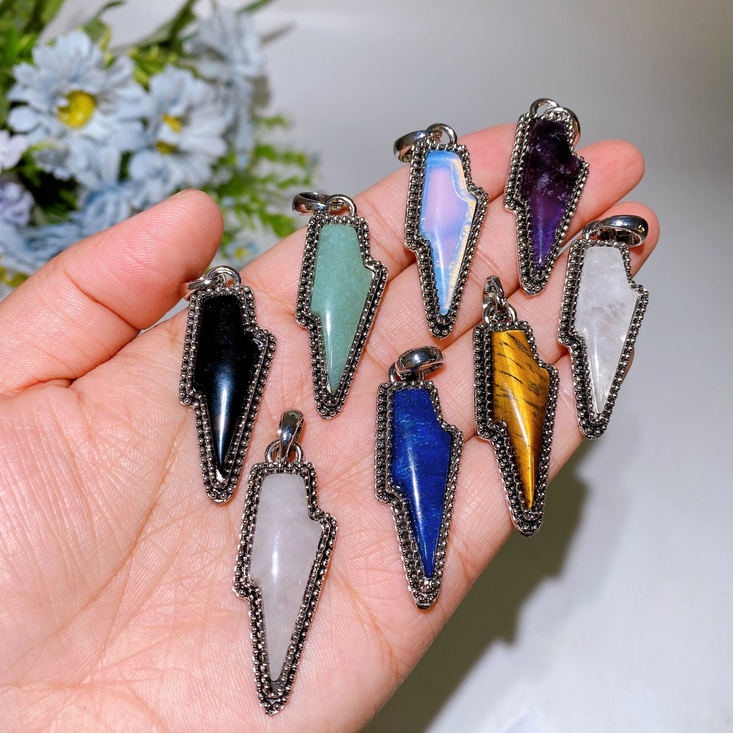 Crystal Lightning Pendant Crystal Healing Bulk Wholesale