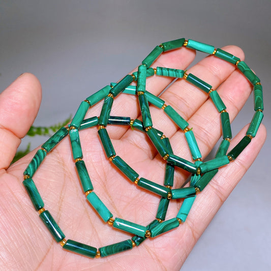 4mm Natural Malachite Bracelet Wholesale