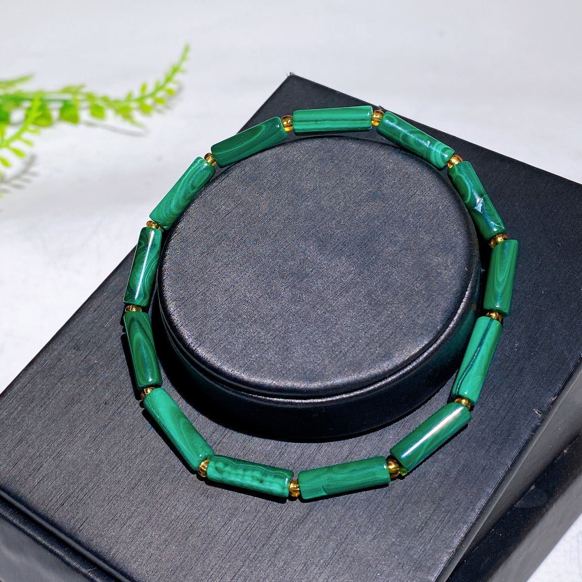 4mm Natural Malachite Bracelet Wholesale
