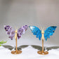 Natural Crystal Butterfly Wings with Stand Wholesale New Arrival