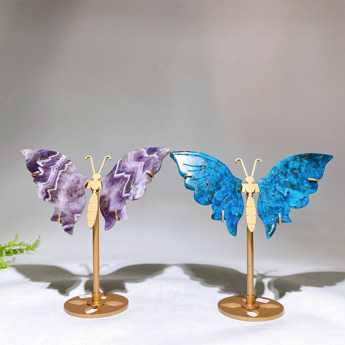 Natural Crystal Butterfly Wings with Stand Wholesale New Arrival