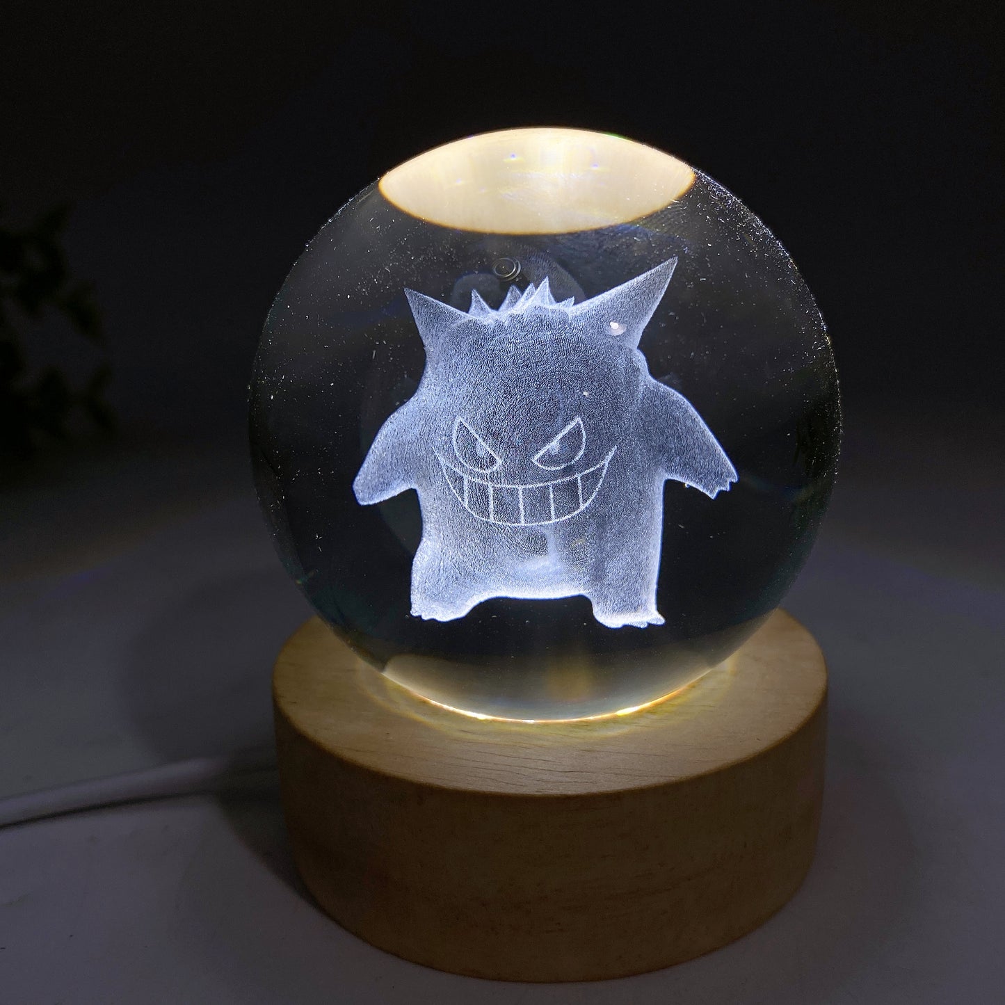 6cm 3D Inner Carving Cartoon Character Glass Sphere Bulk Wholesale