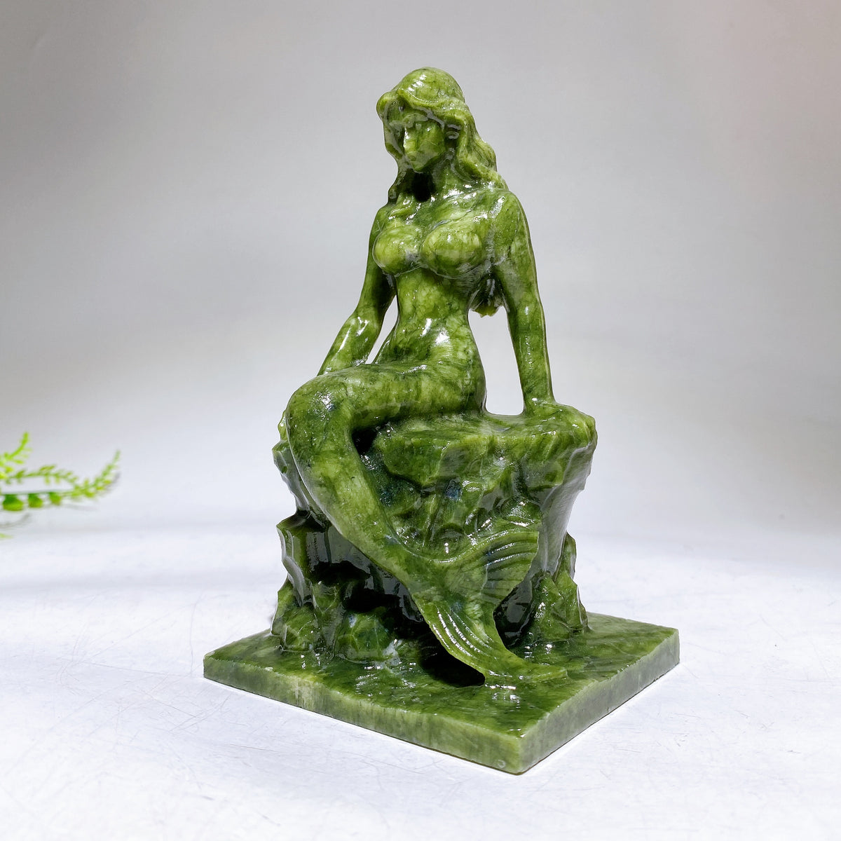 5.4" Serpentine Mermaid Carving Wholesale New Arrival