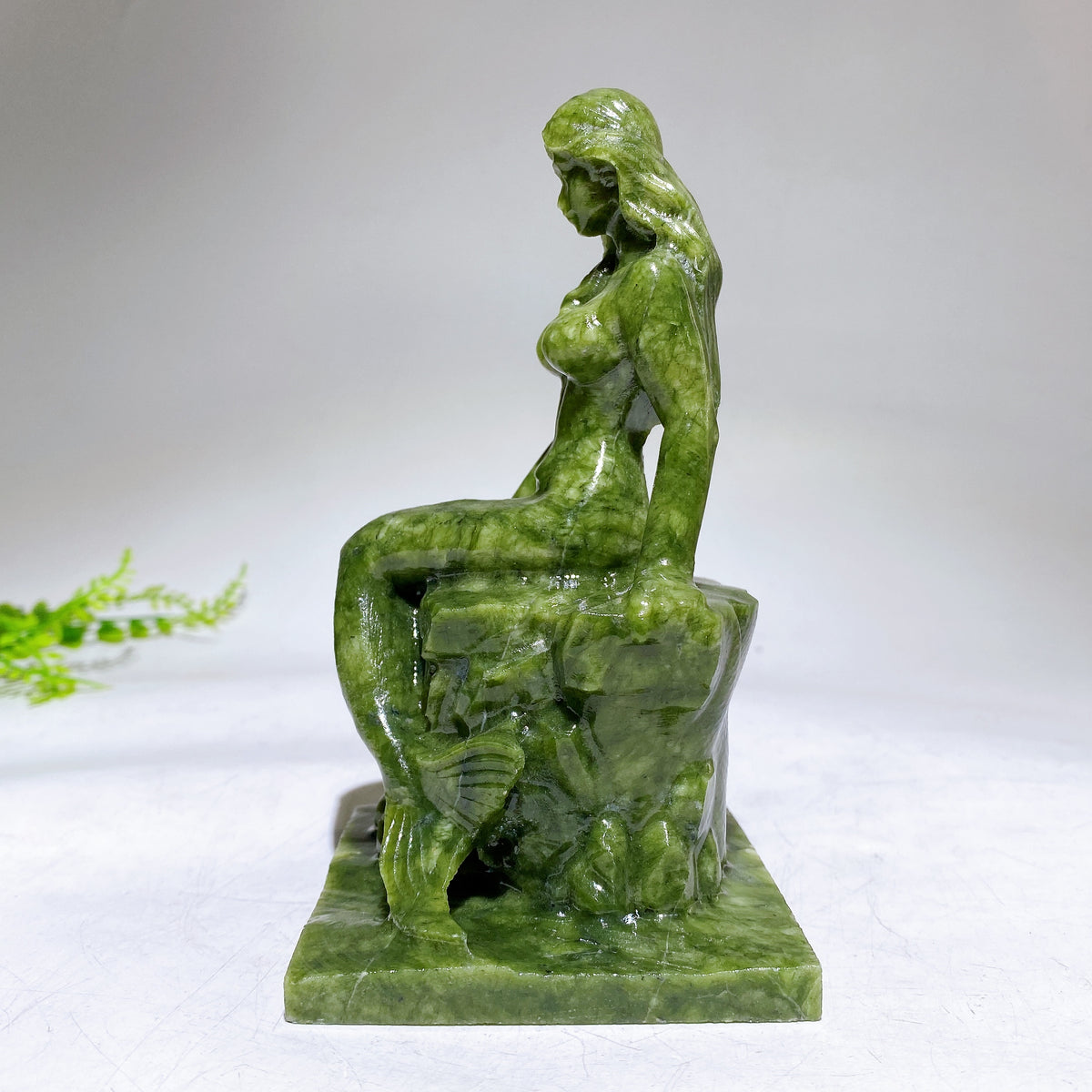 5.4" Serpentine Mermaid Carving Wholesale New Arrival
