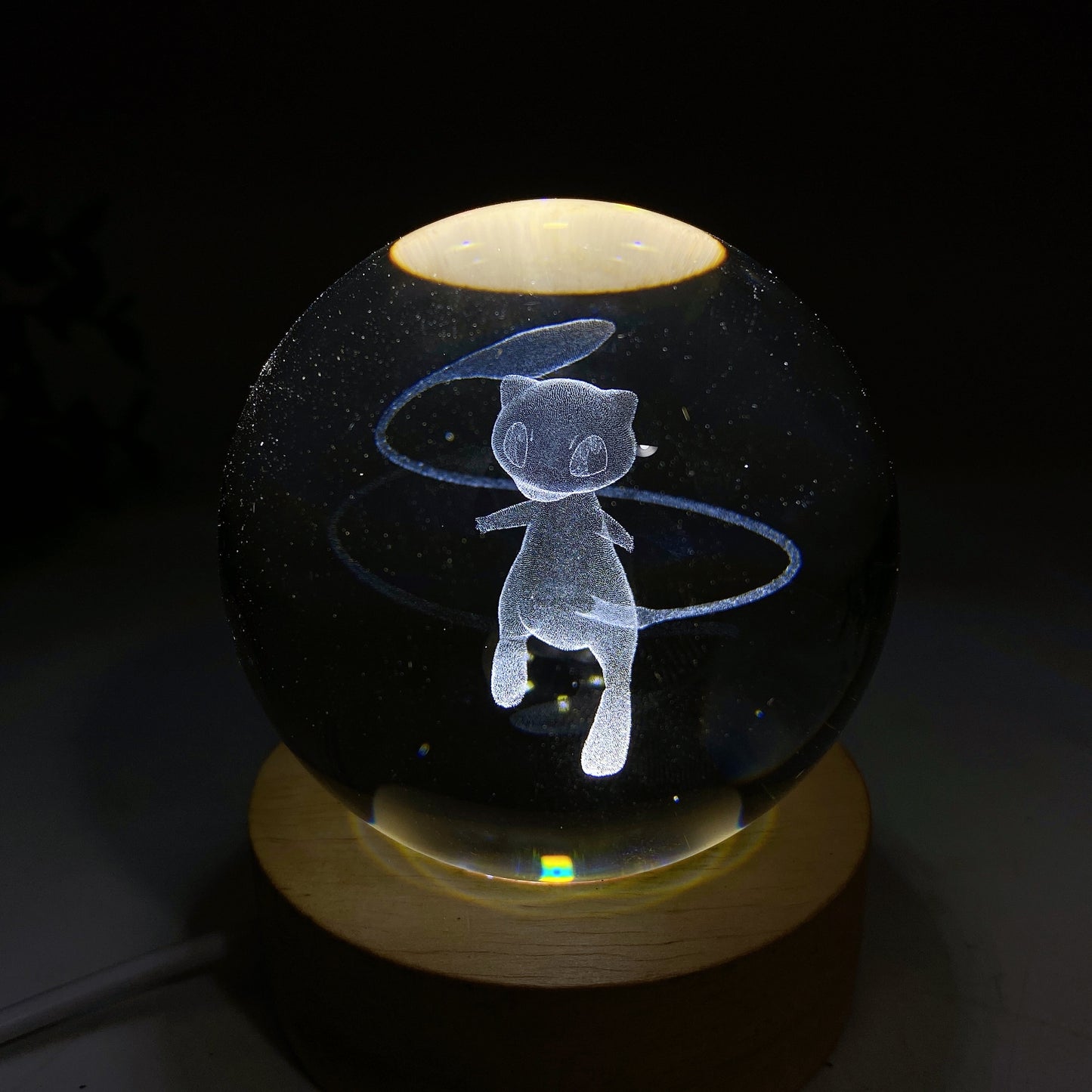 6cm 3D Inner Carving Cartoon Character Glass Sphere Bulk Wholesale