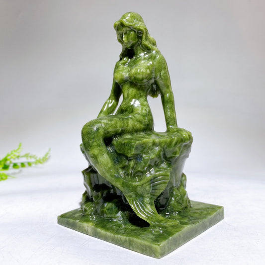 5.4" Serpentine Mermaid Carving Wholesale New Arrival