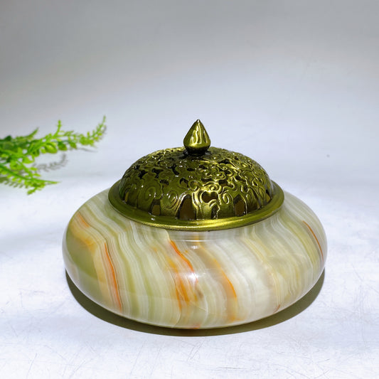Afghan Jade Incense Burner Free Form Wholesale New Arrival