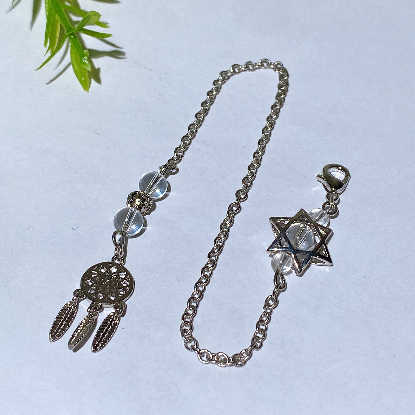 25cm Crystal Pendulum Crystal Healing Bulk Wholesale