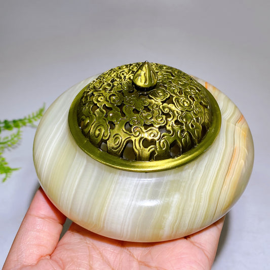Afghan Jade Incense Burner Free Form Wholesale New Arrival