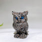 3.1" Natural Crystal Owl Carving Wholesale New Arrival
