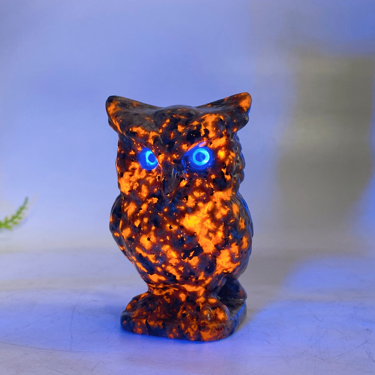 3.1" Natural Crystal Owl Carving Wholesale New Arrival