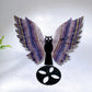 Purple Fluorite Bat Wings with Stand Wholesale New Arrival