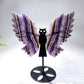 Purple Fluorite Bat Wings with Stand Wholesale New Arrival
