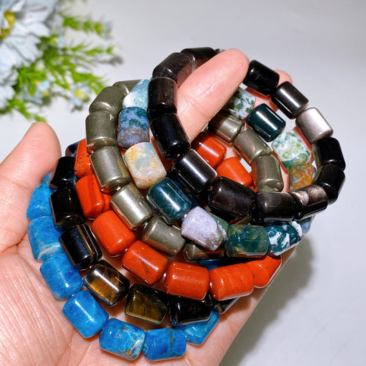 13mm Crystal Barrel Beads Bracelet Crystal Healing Bulk Wholesale