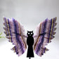 Purple Fluorite Bat Wings with Stand Wholesale New Arrival