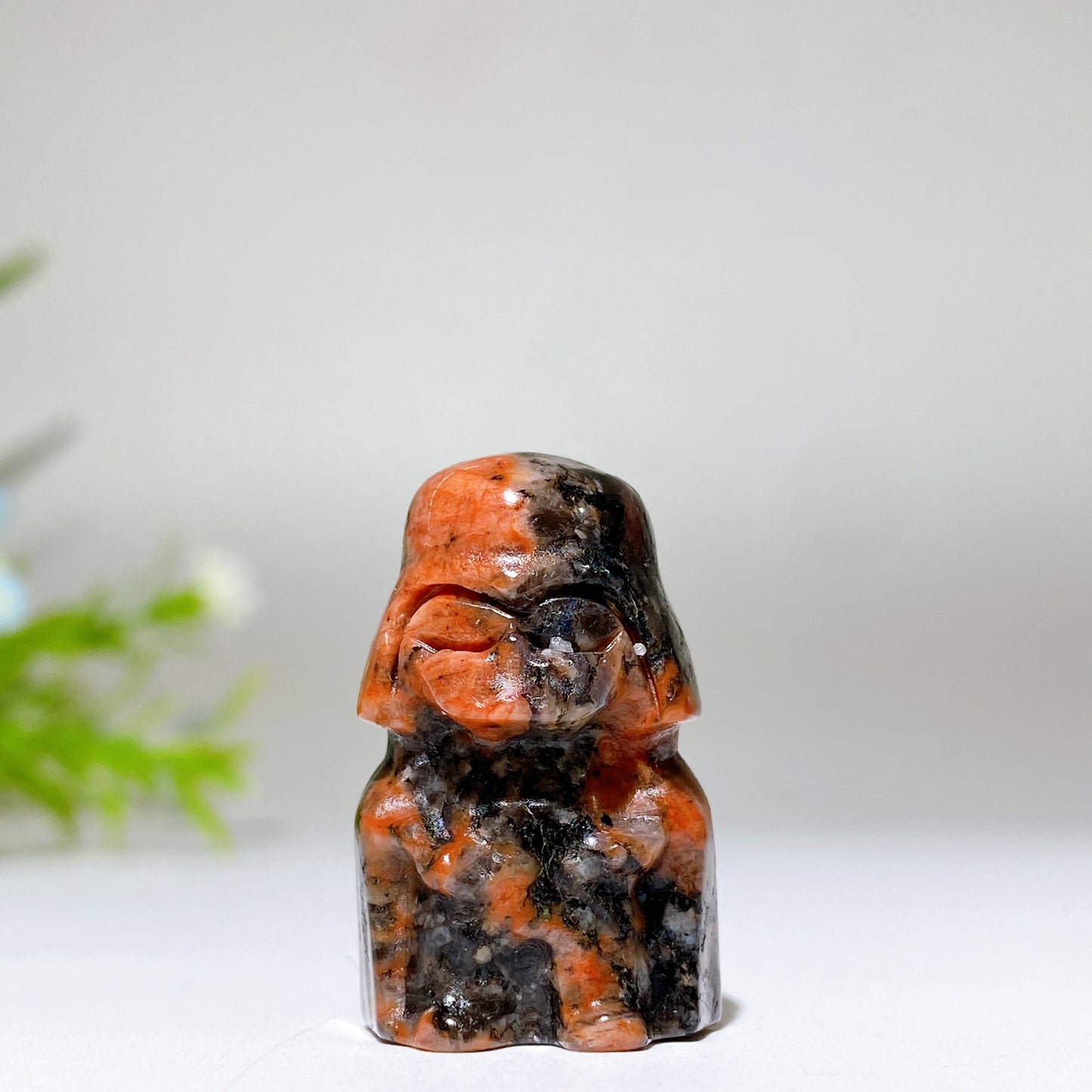 1.1" Crystal Darth Vader Carving Crystal Healing Bulk Wholesale