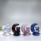 2.3" Natural Crystal Cat on Moon Carving Wholesale New Arrival