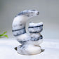 2.3" Natural Crystal Cat on Moon Carving Wholesale New Arrival
