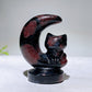 2.3" Natural Crystal Cat on Moon Carving Wholesale New Arrival