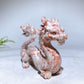 4.2" Natural Crystal Dragon Carving Wholesale New Arrival