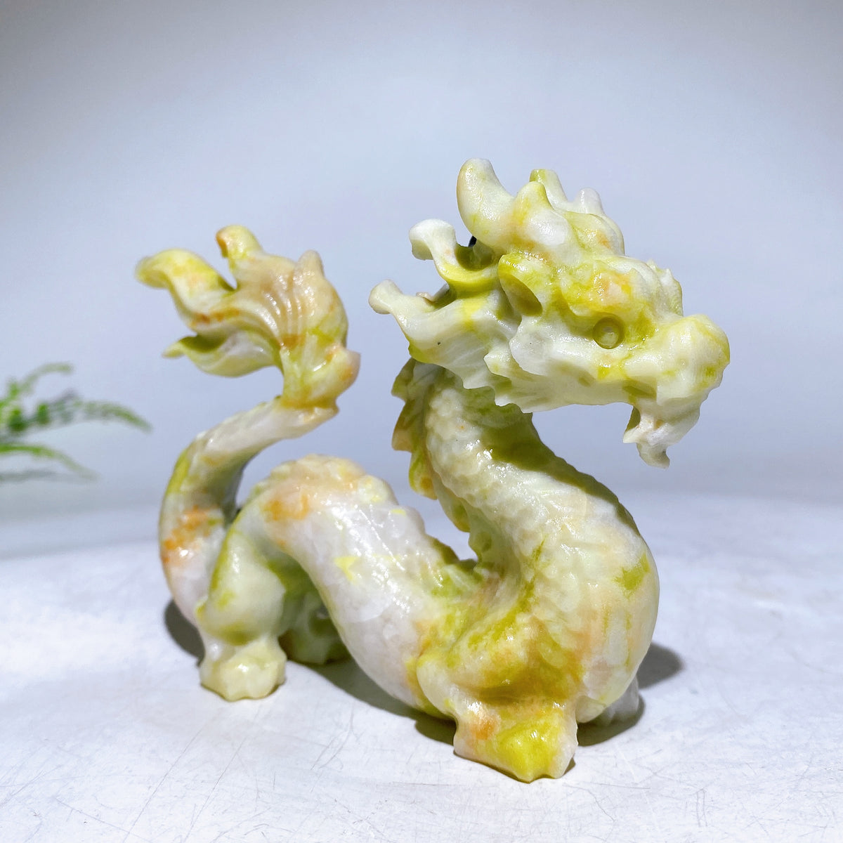 4.2" Natural Crystal Dragon Carving Wholesale New Arrival