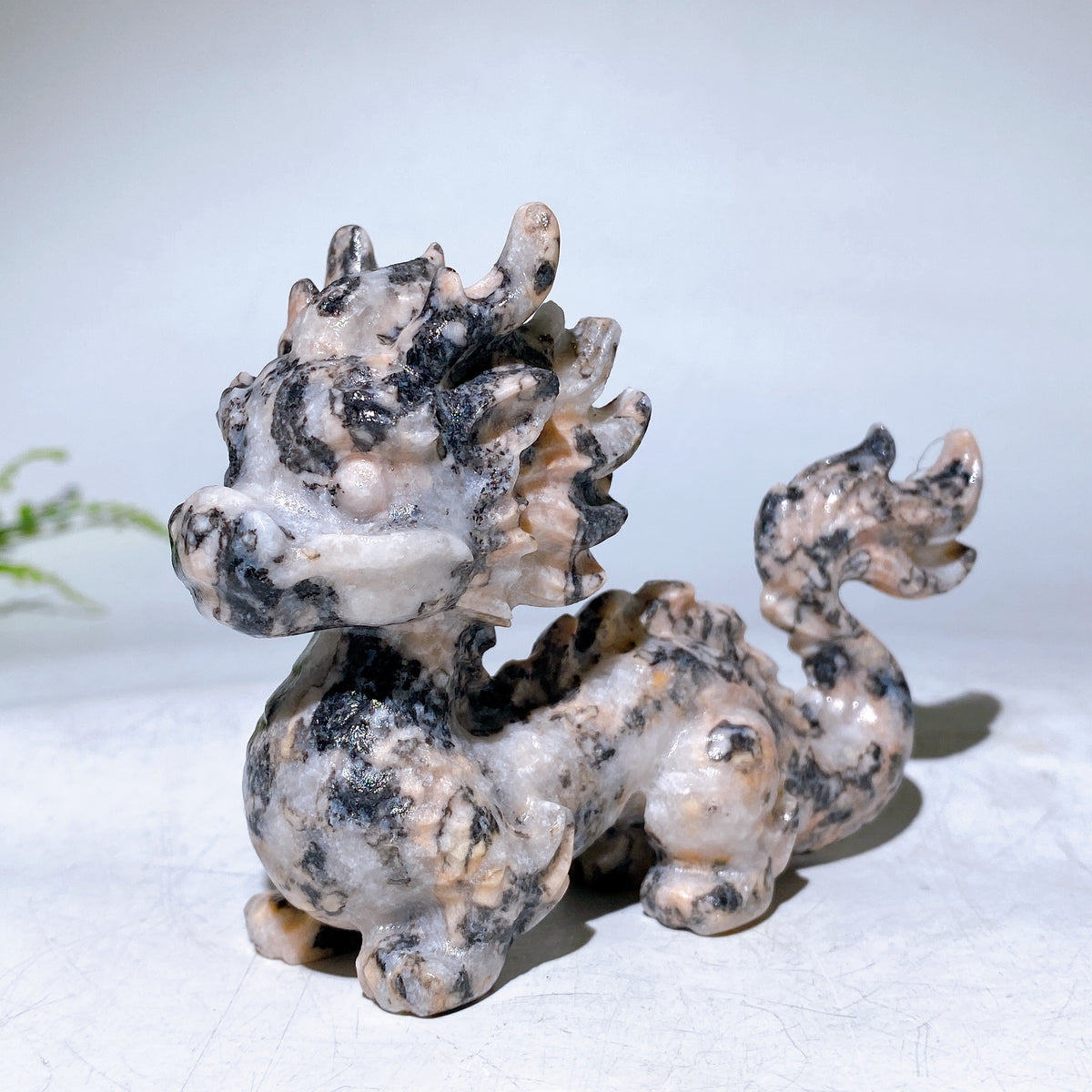 4.2" Natural Crystal Dragon Carving Wholesale New Arrival