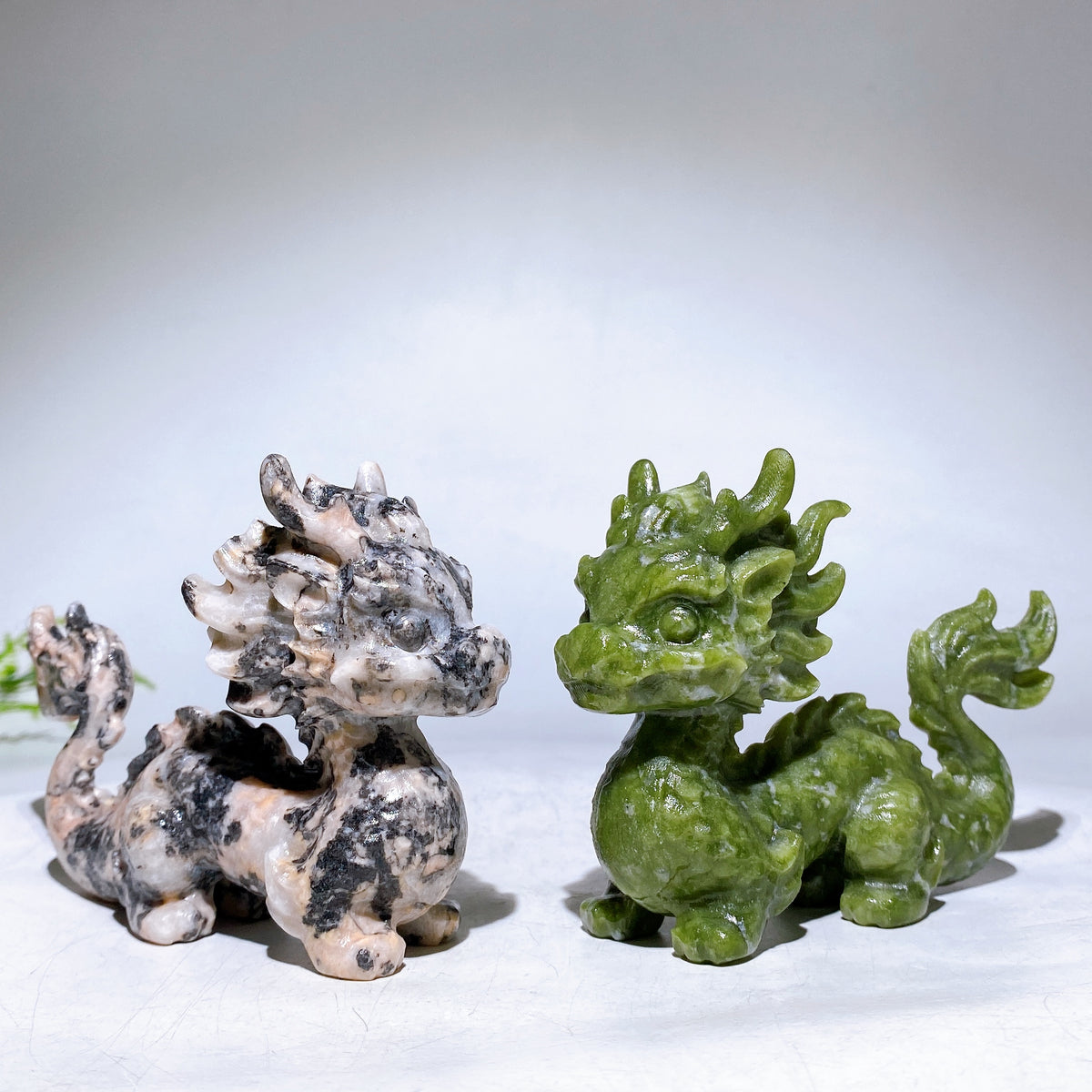 4.2" Natural Crystal Dragon Carving Wholesale New Arrival