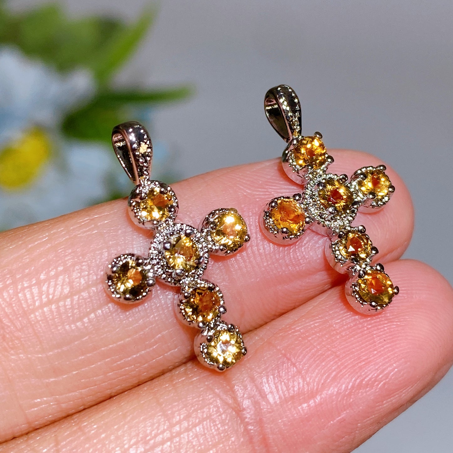 Cooper Silver Plated Pendant Crystal Healing Bulk Wholesale