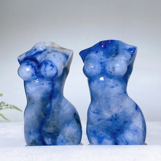 3.1" Blue Aventurine Model Carving Wholesale New Arrival