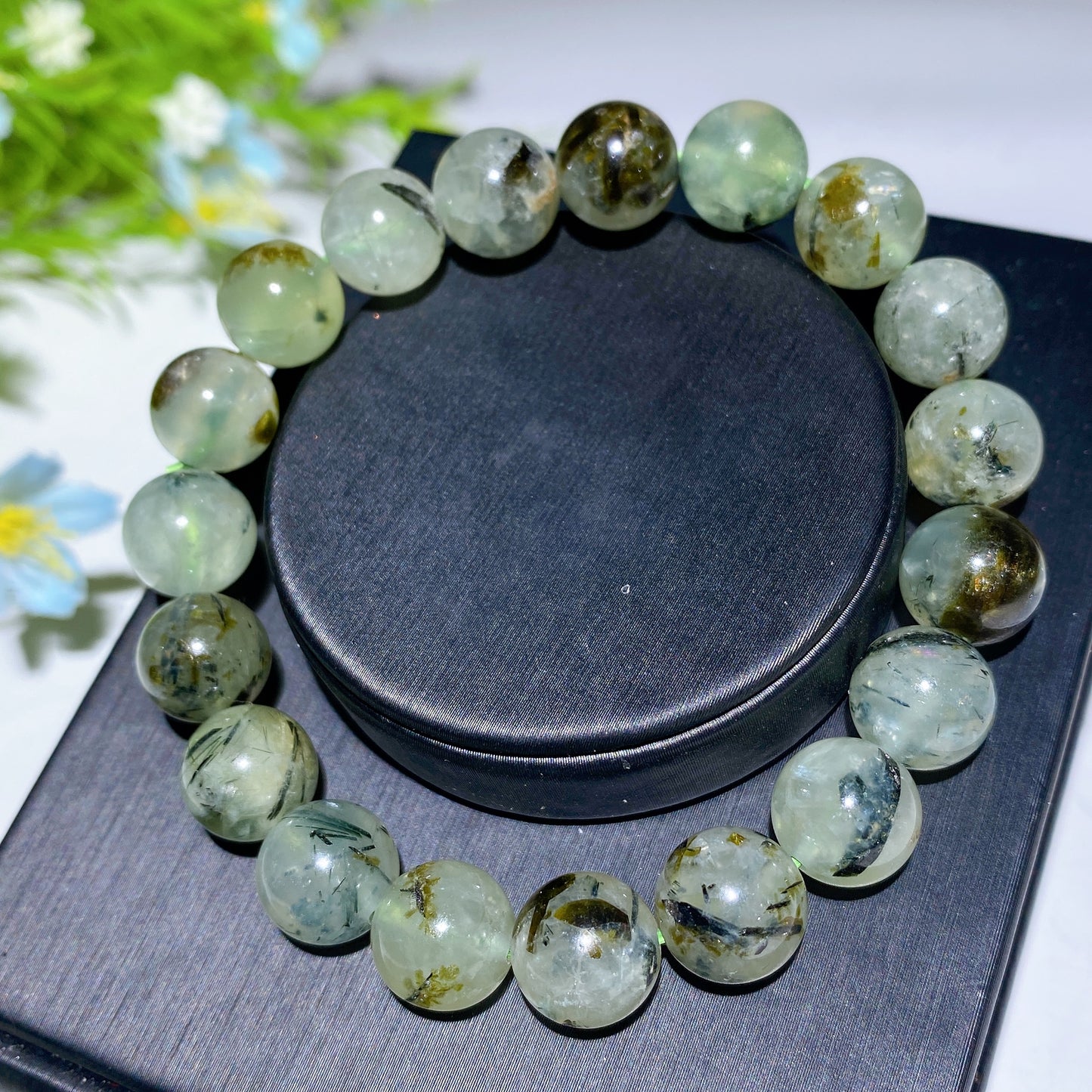 5-10mm Prehnite Moonstone Ocean Jasper Bracelet Bulk Wholesale