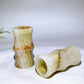 10cm Afghan Jade BambooDesign Pen Container Free Form Wholesale