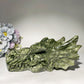 8.5" Large Serpentine Jade Dragon Head Carvings Crystal Healing Bulk Wholesale