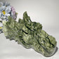 8.5" Large Serpentine Jade Dragon Head Carvings Crystal Healing Bulk Wholesale